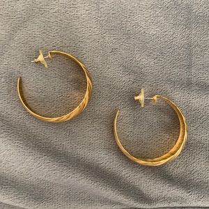 Vintage chunky hoops